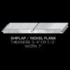 Shiplap / Nickel Plank